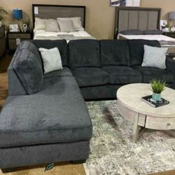 L Shaped Sectional Financing Available By ASHLEY 