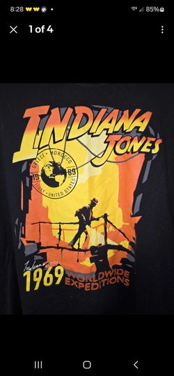 Indiana Jones Mens Graphic Short Sleeve T-shirt Size 3XL  Excellent condition