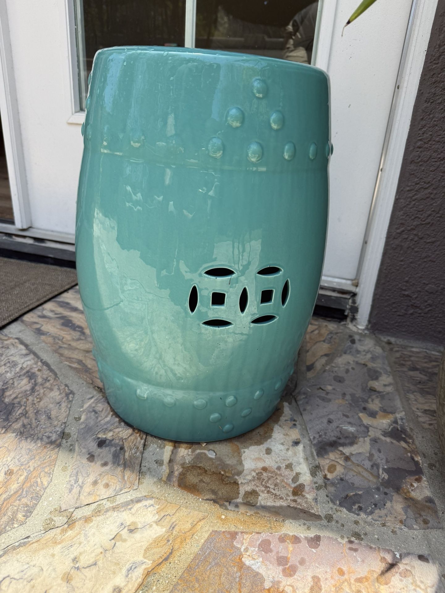 Ceramic Accent Stool