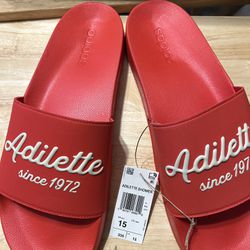 Adidas Adilette Adult Slides Size 15