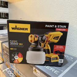 18V Battery Powered Wagner Flexio 3550 Paint Sprayer