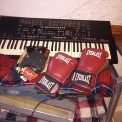 Keyboard Boxing Gloves Baseball Mitt Pair Off Shades