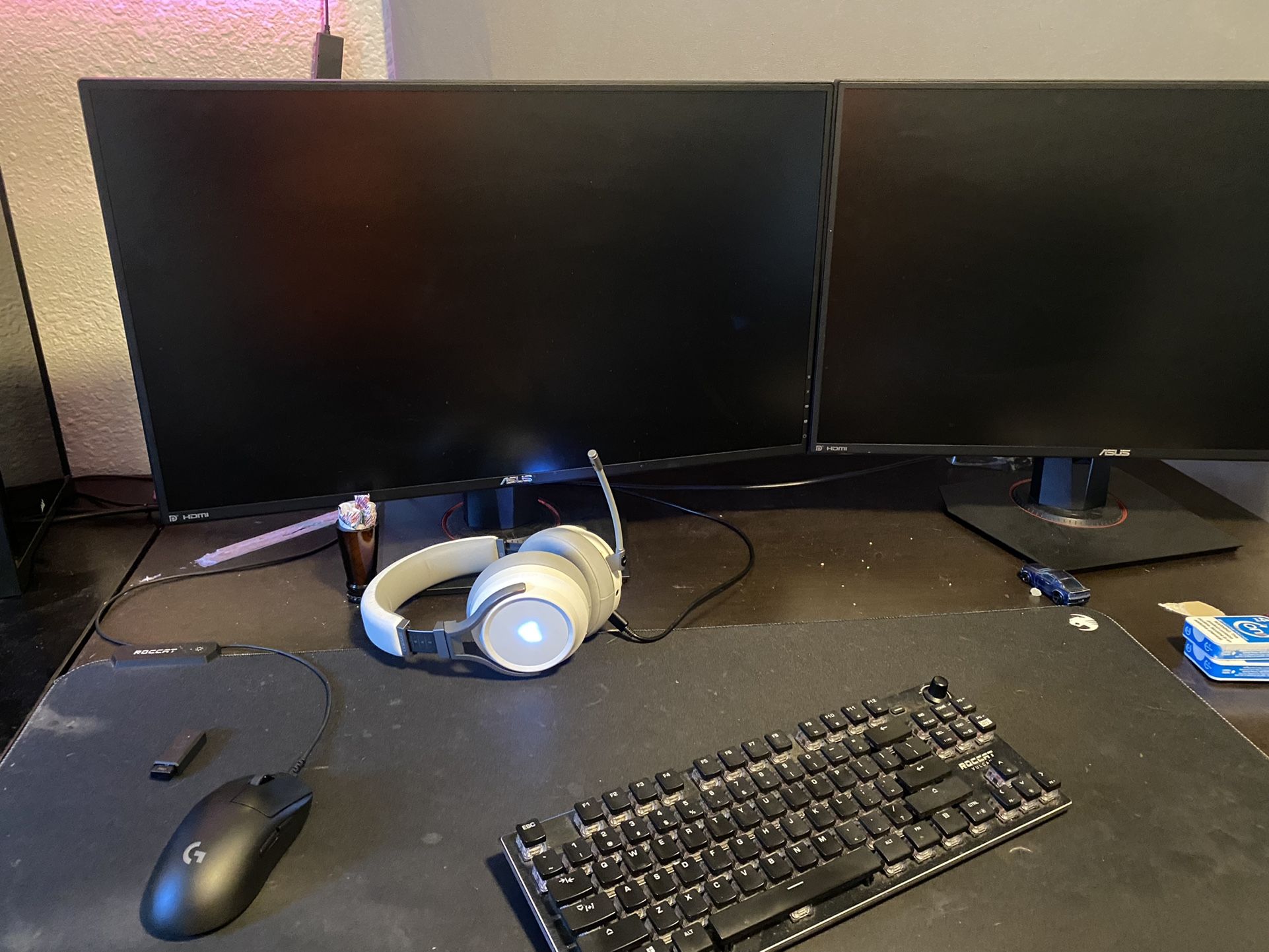 Gaming PC And Monitors.  