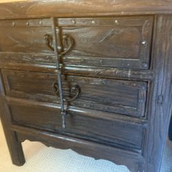 Asian Antique End Table