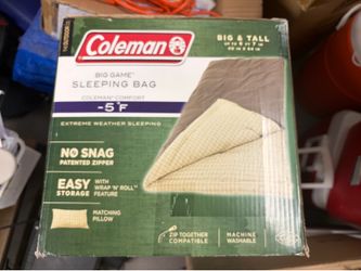 Coleman Sleeping Bag -5 F