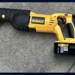 DeWalt 18 v recip saw. $30