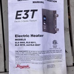 New Spa/jacuzzi/pool Heater 