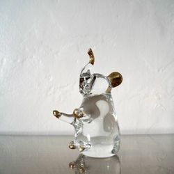 Vintage 1950’s Hand blown Glass Figurine 