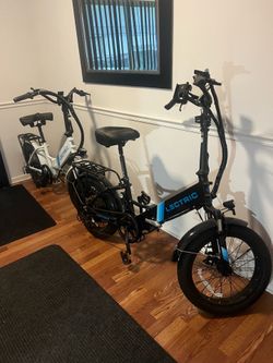Two electric bikes