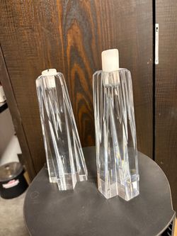 Cathedral Crystal Candle holders