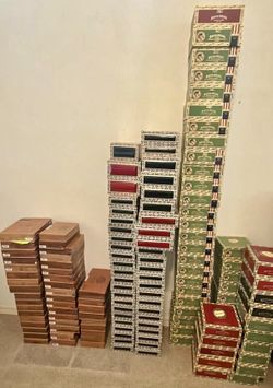 Empty CIGAR BOXES! HUGE ASSORTMENT...ALL ARE $2. EACH (cash or Zelle, only)