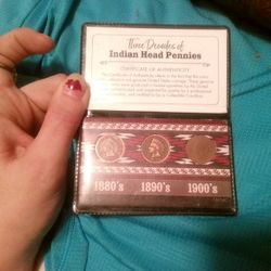 Authenticated Indian Head Pennies 