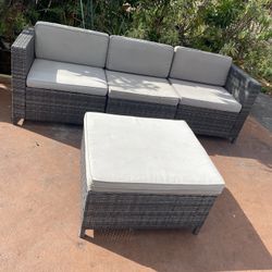 Rattan Outdoor Garden Furniture Set Including The Cushions