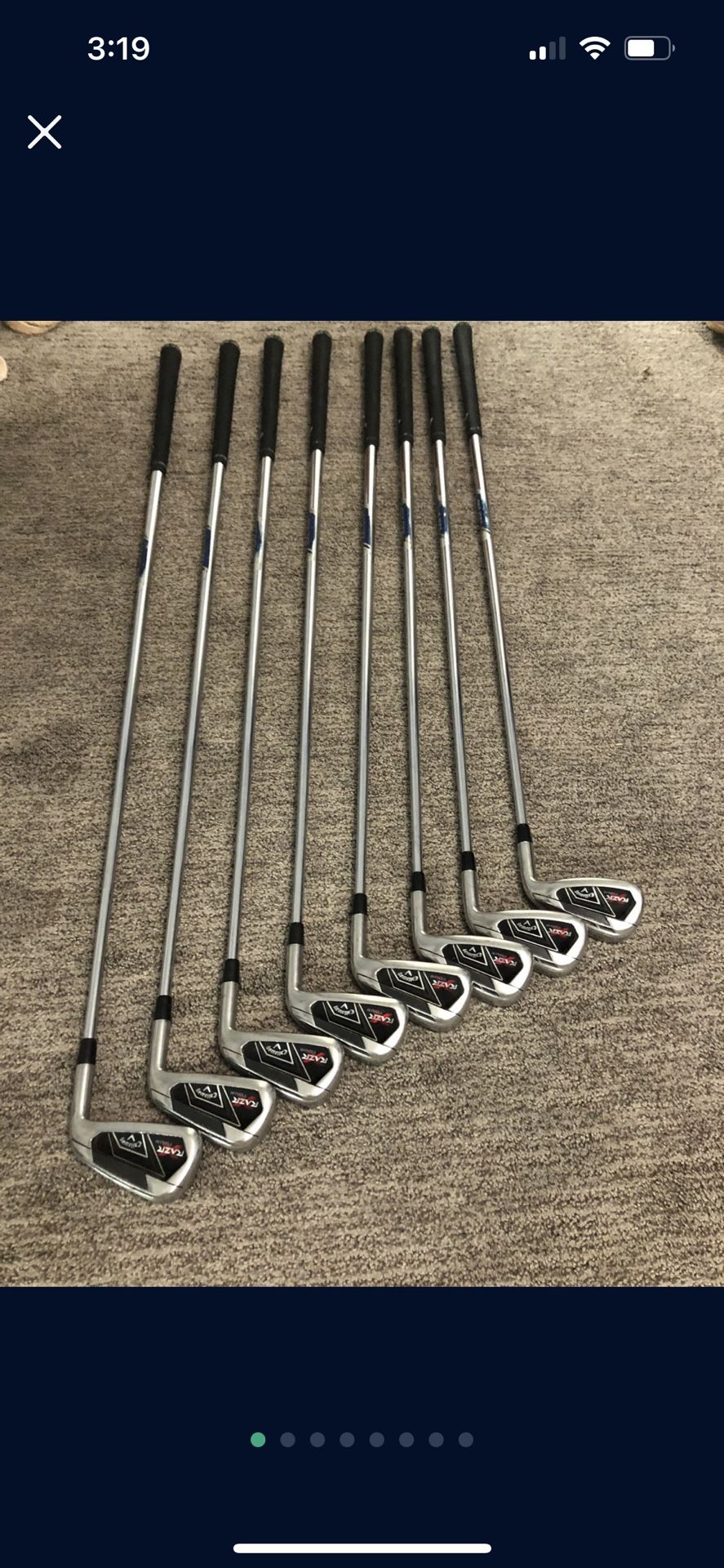 Callaway Razr X Tour Irons - Full set  3-PW