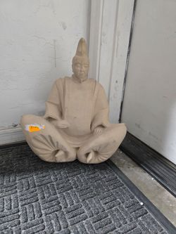 Zen Style Seated Asian Statue – Meditation / Home Decor Figure