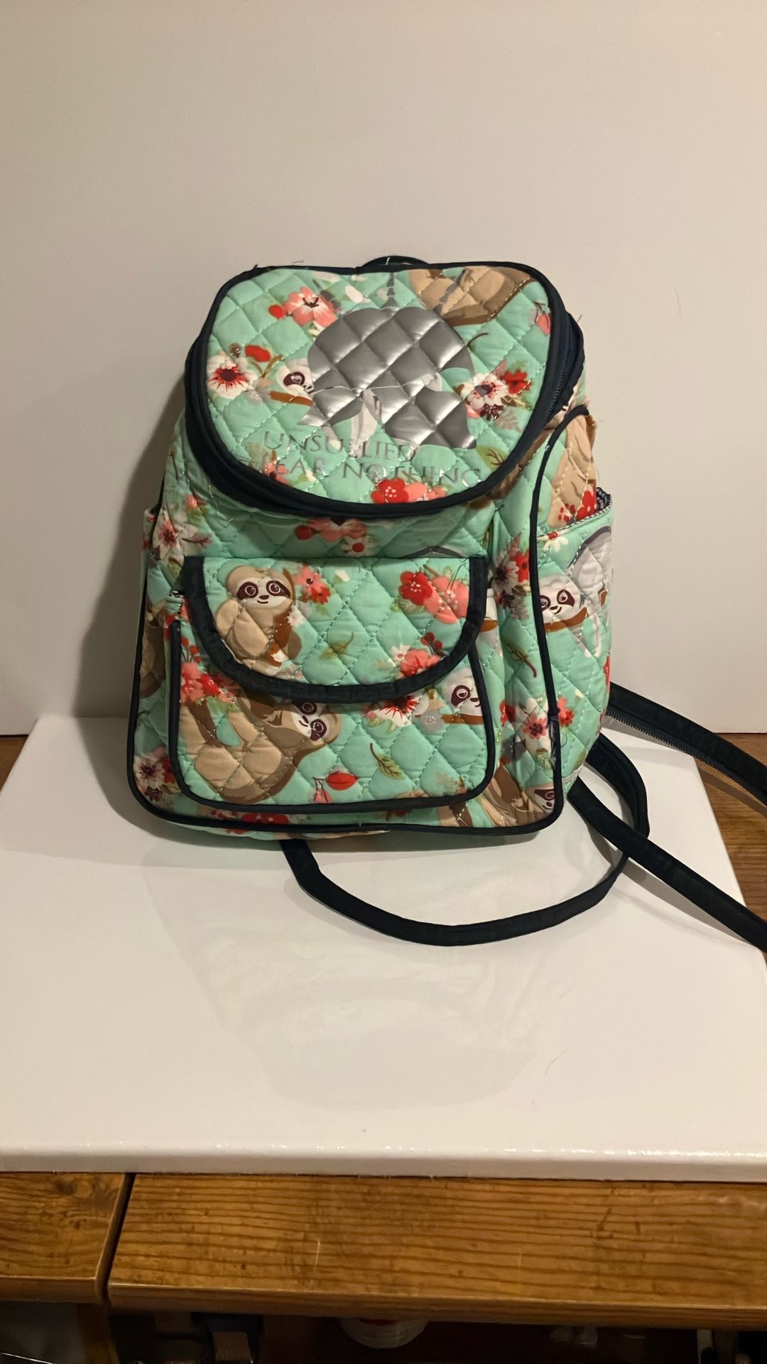 Mini Backpack (sloth Print) 