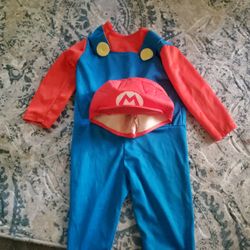 Mario Costume Little