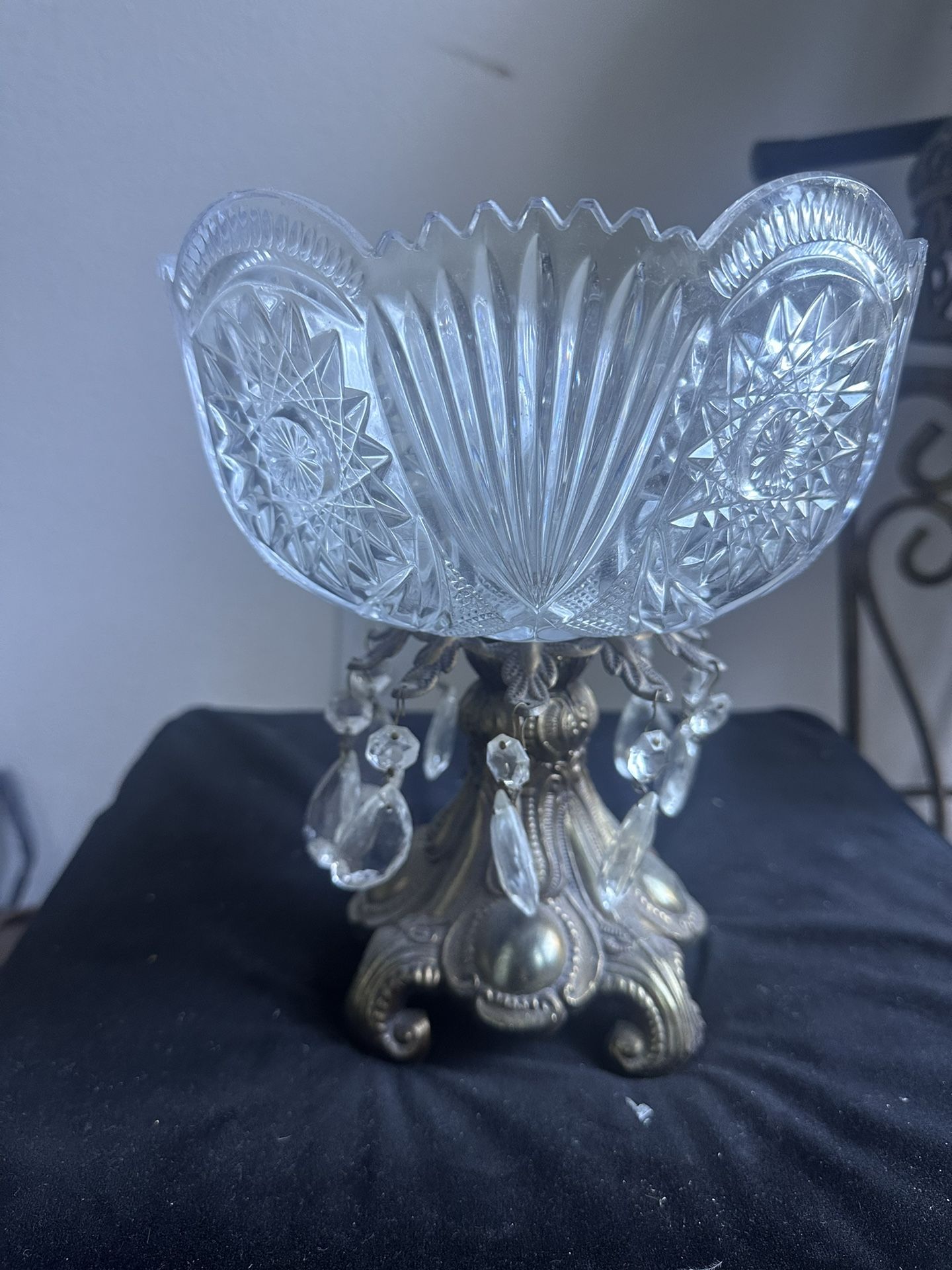 Antique Crystal Set For Three