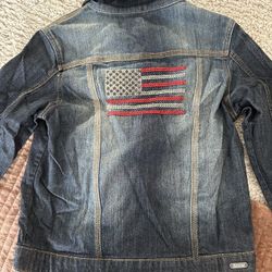 4th Of July American Flag Denim Jacket 