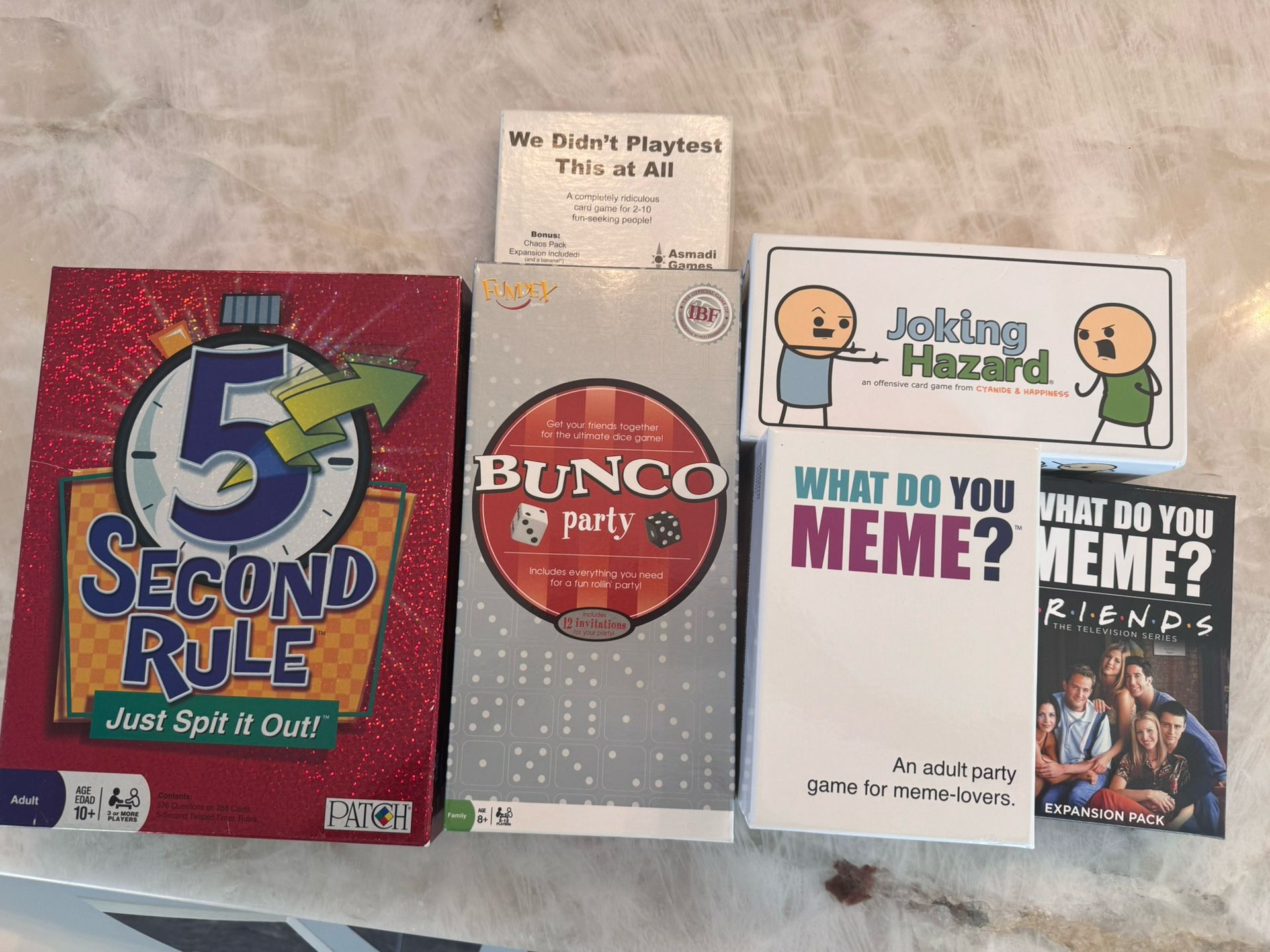 7 Board Games Bundle