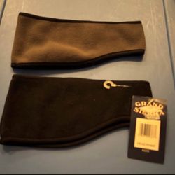 Headbands stretch fleece outdoor ear covering 2pcs headwear men women