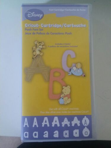 Winnie the Pooh fonts Cricut cartridge