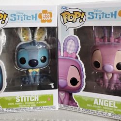 Funko Pop Disney Easter Bunny Stitch & A
