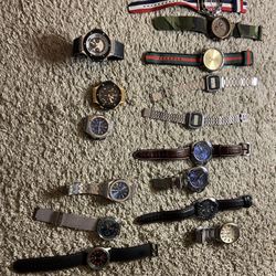 Watches + Sneakers + Invicta Boxes.