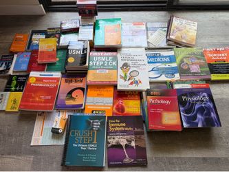 Medical School Board Prep / Residency Library – First Aid, Pathoma, Goljan, BRS, Case Files, Microcards