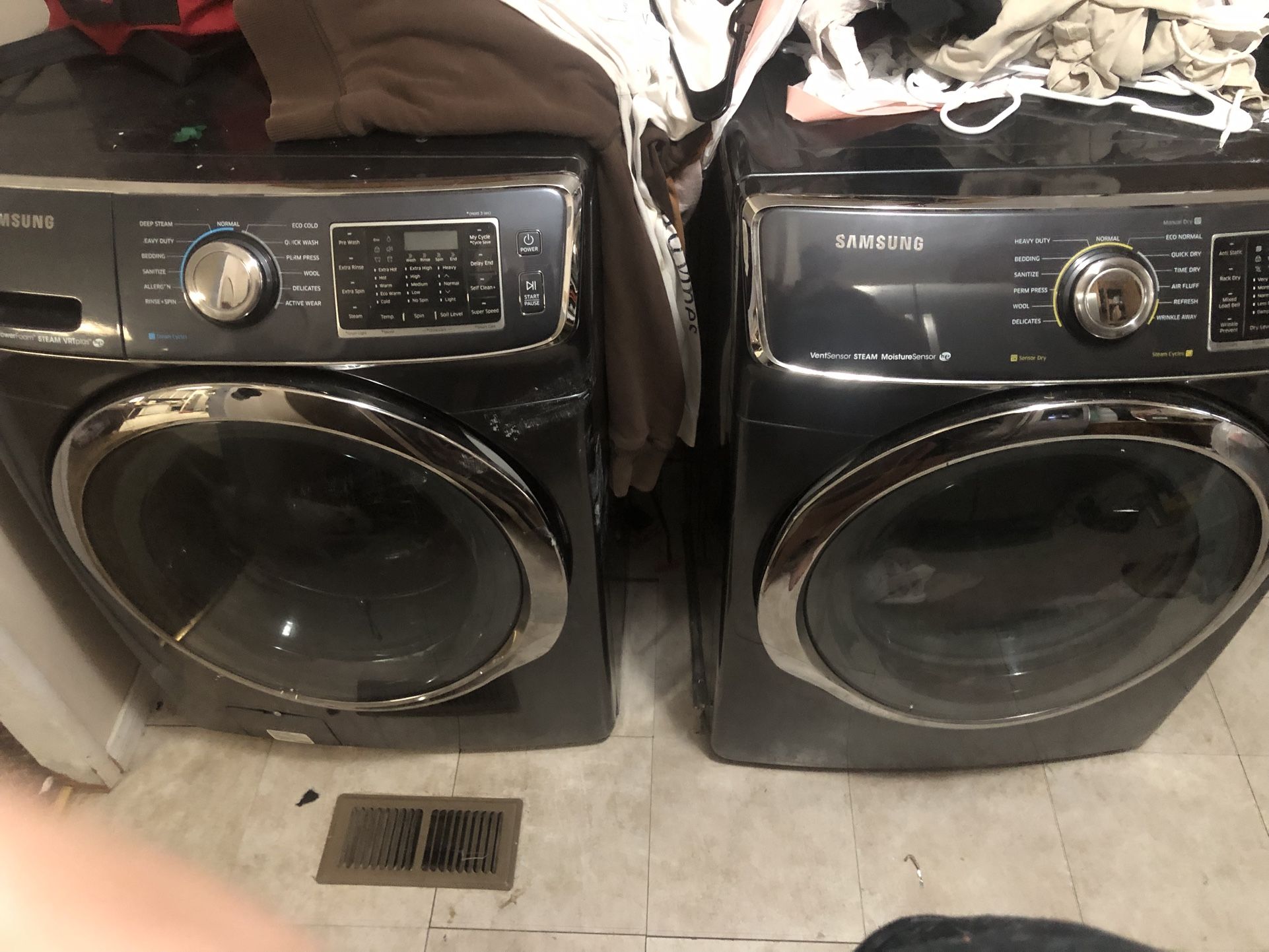 Set Of Samsung Washer Dryer