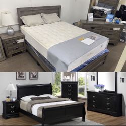 😴 NEW!! I 4pc Bedroom Sets QUEEN KING FULL TWIN STILL IN BOX!📦😴 🚚Delivery Available