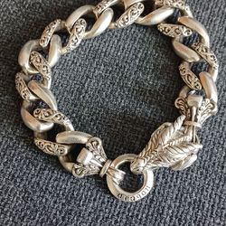 925 Silver Dragon Bracelet 