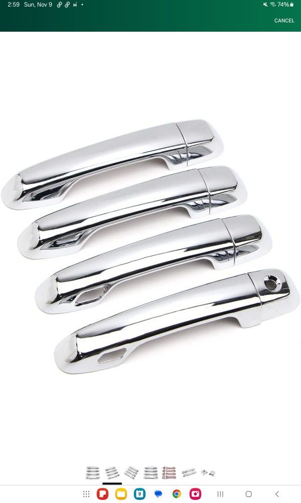 Door Handle Cover For Toyota Land Cruiser Prado J150 J200 LC200 (42)