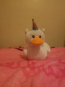 Rainbow Duck Stuffed Animal