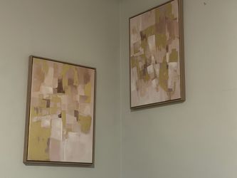 Abstract Canvas Wall Art Set of 2