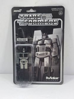 Super7 ReAction Transformers Fallen Leader Optimus Prime