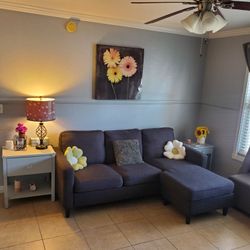 Sofa With End Tables 