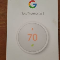 Google Nest Thermostat E
