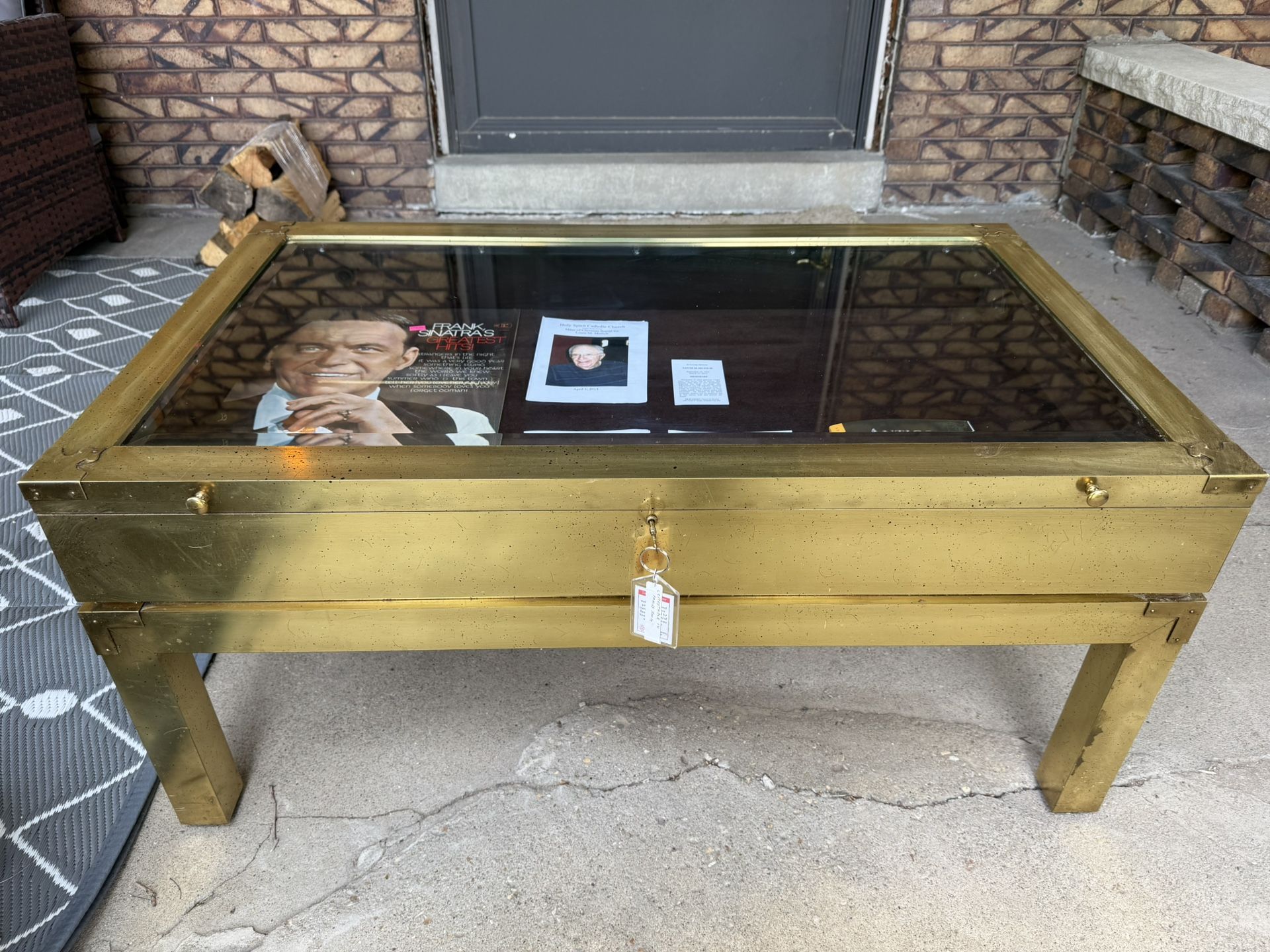Brass Memory Table 