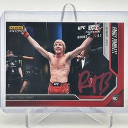 Paddy The Baddy Autographed UFC Card