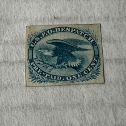 United States LO2 Cut Square Mint Hinged 1851 