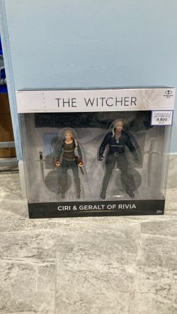 McFarlane Toys The Witcher Ciri & Geralt of Rivia 7in Action Figure 2pk