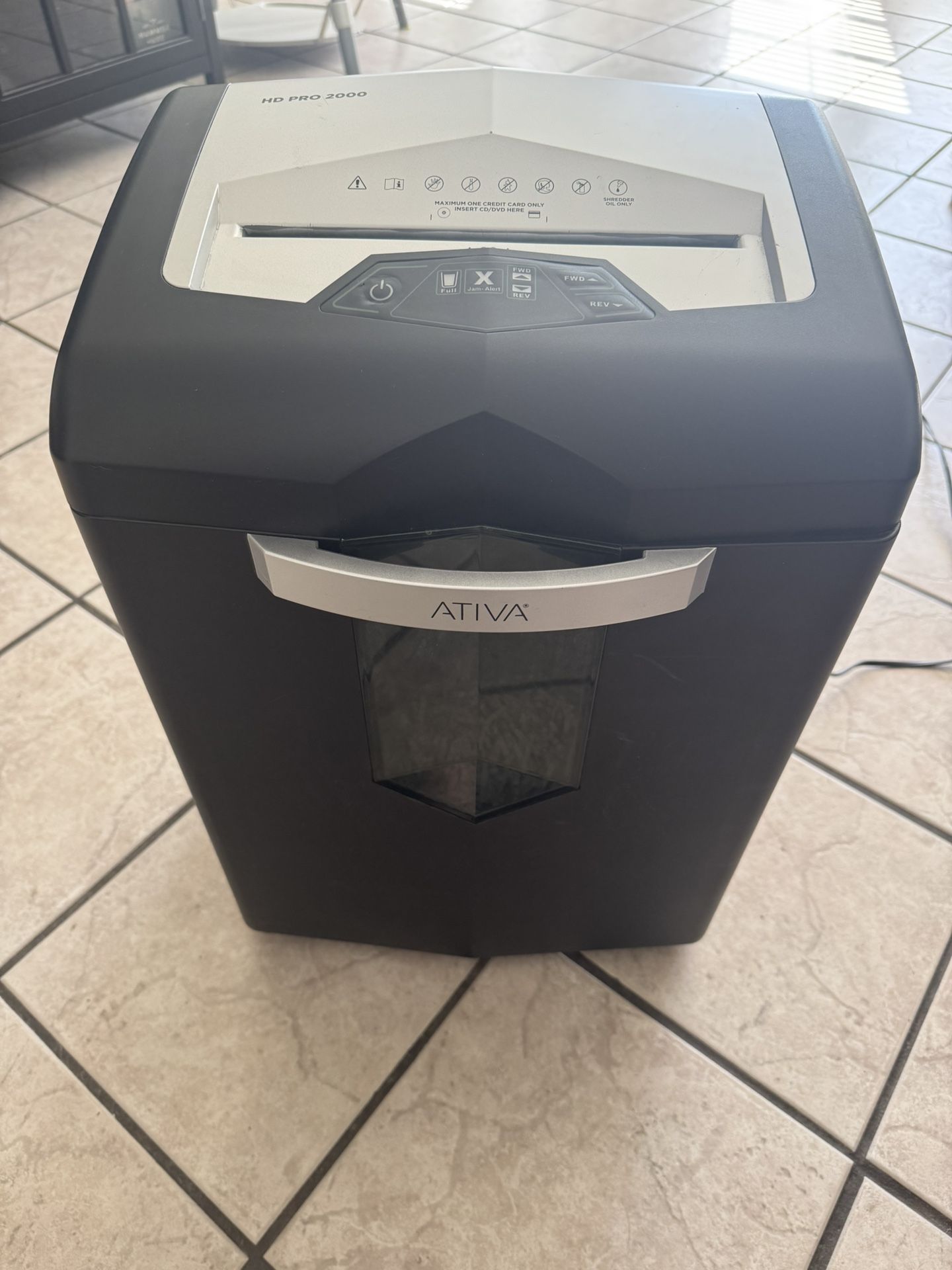 Ativa Paper Shredder