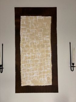 Textured art canvas