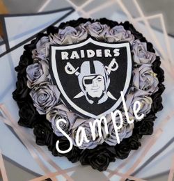 Raiders Ribbon Flowers