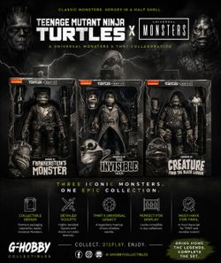 TMNT x Universal Monsters Collection