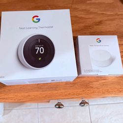New Nest Learning Thermostat and Temperature Sensor
