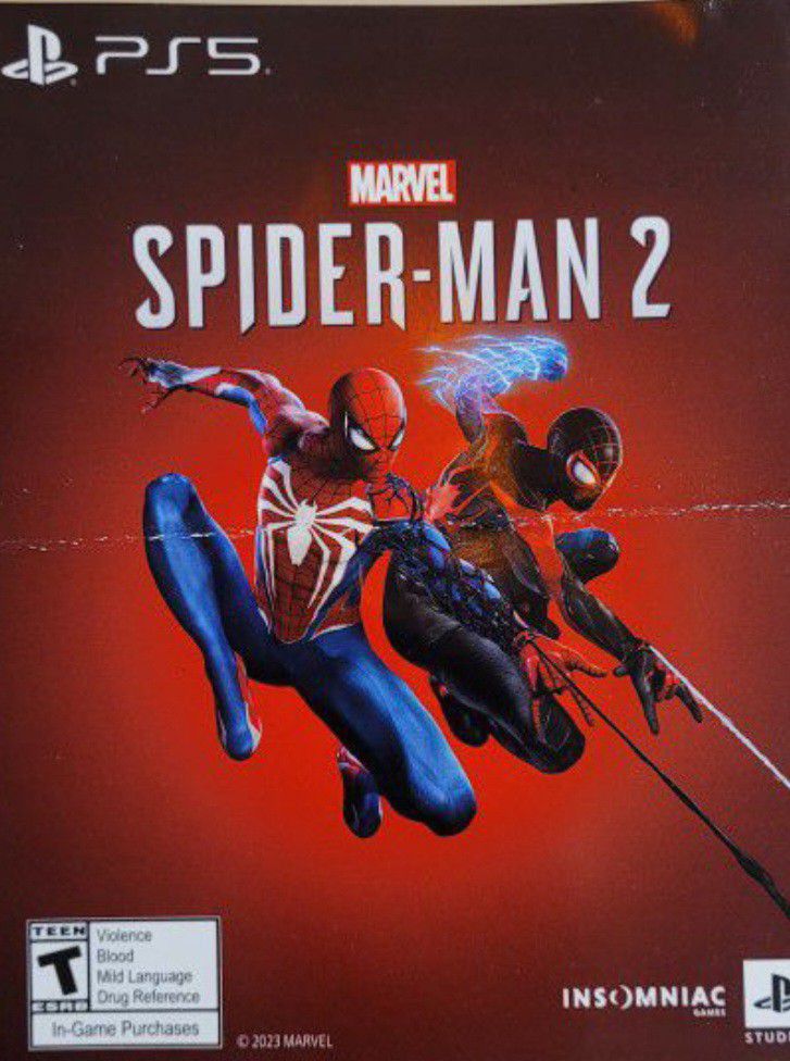 Spider-Man 2 For PS5 Digital Game Download Key
