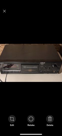 SONY TC-K707ES 3 HEAD CASSETTE DECK W/DOLBY B/C/S NR