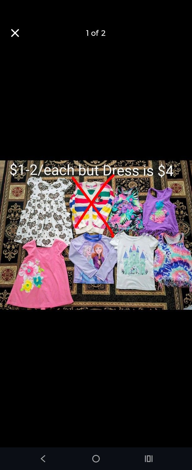 Girls Clothes Size 5